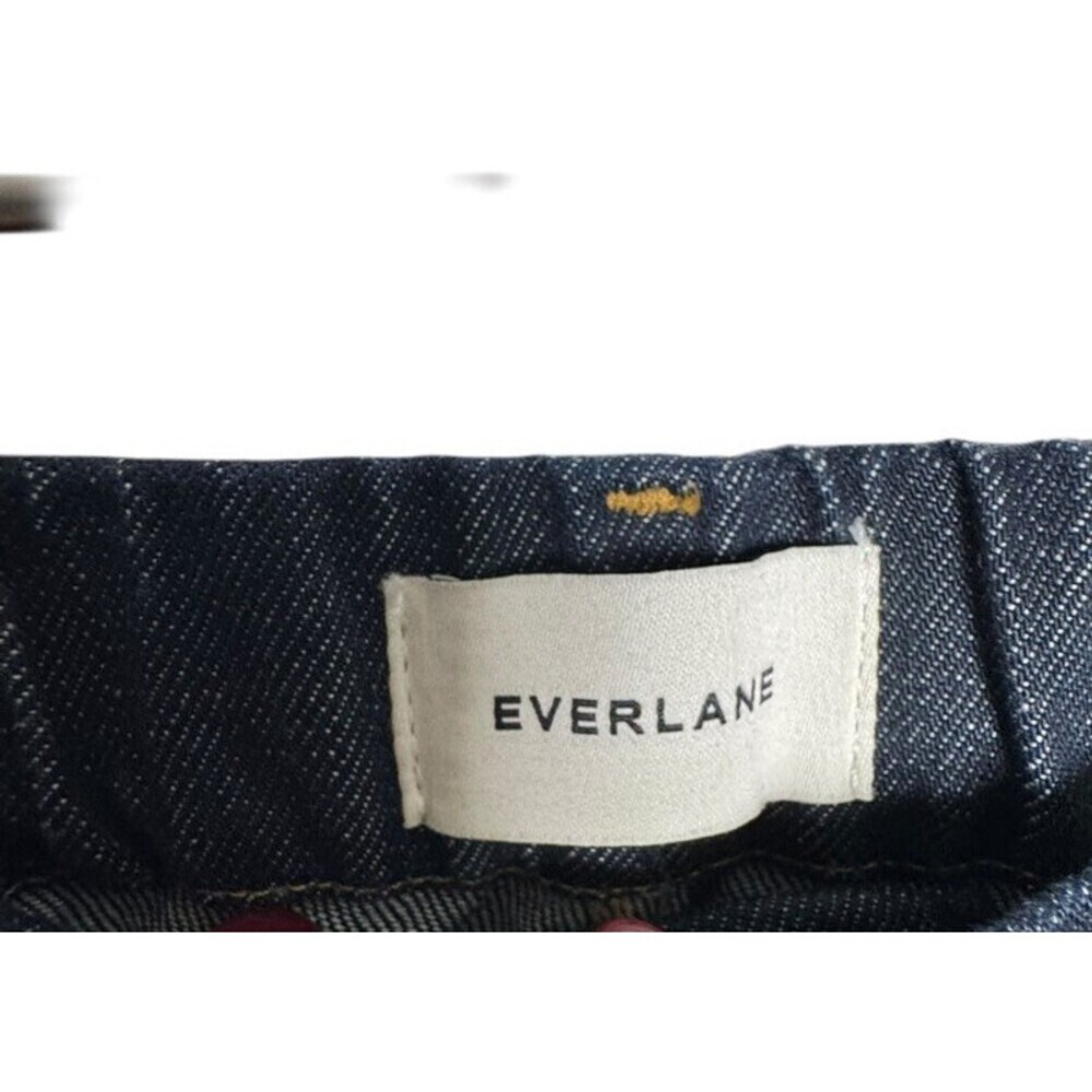 Everlane Women's The Crafter Jean Wide Leg Dark Indigo Denim Size 25R - Picture 5 of 10